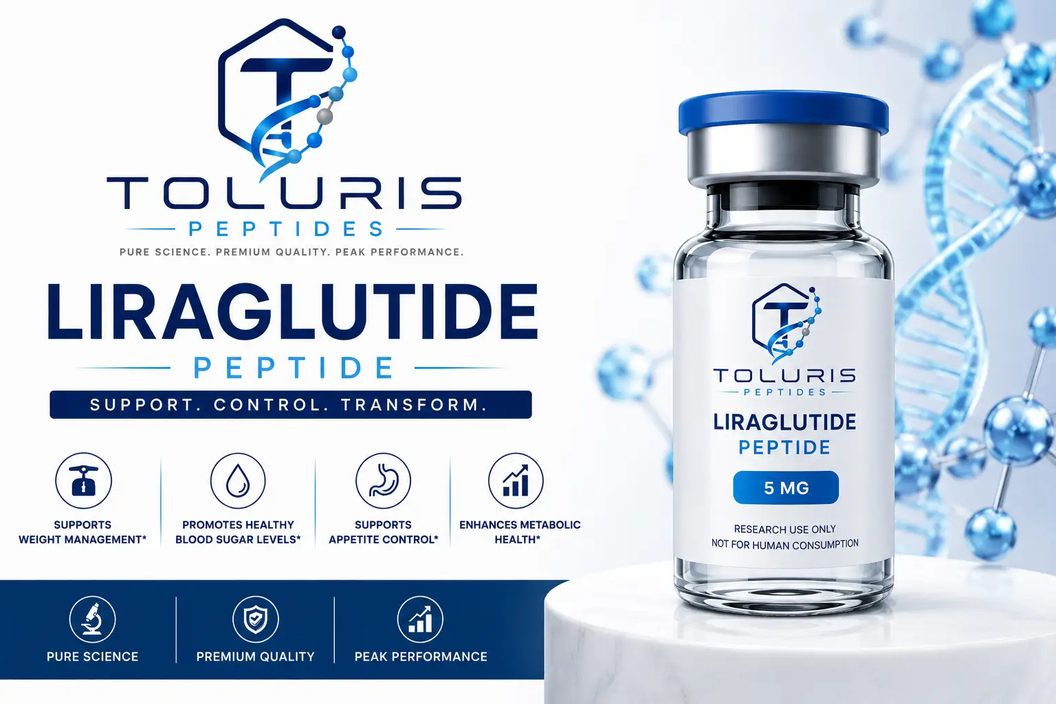 Buy Liraglutide - Victoza - Saxenda - Toluris Peptides