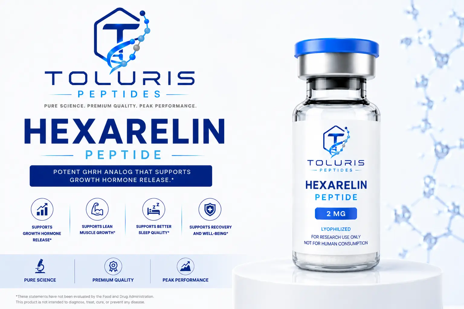 Hexarelin - Toluris Peptides