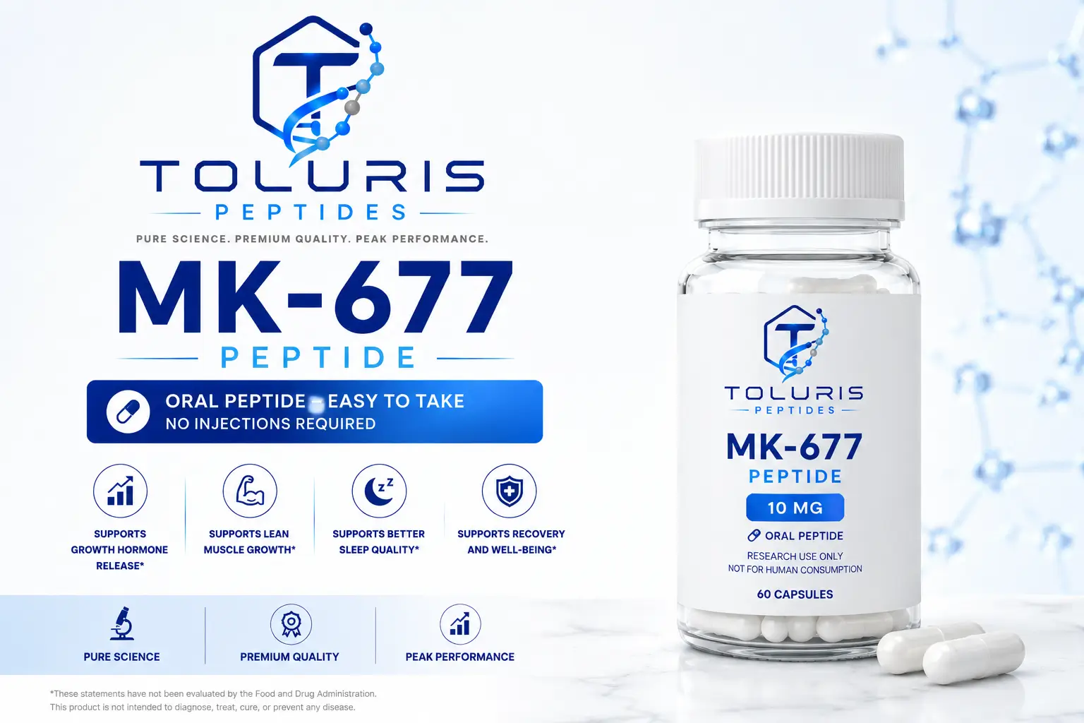 MK-677 (Ibutamoren) - Toluris Peptides