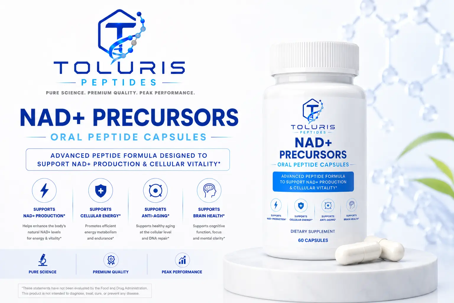NAD+ Precursors - Toluris Peptides