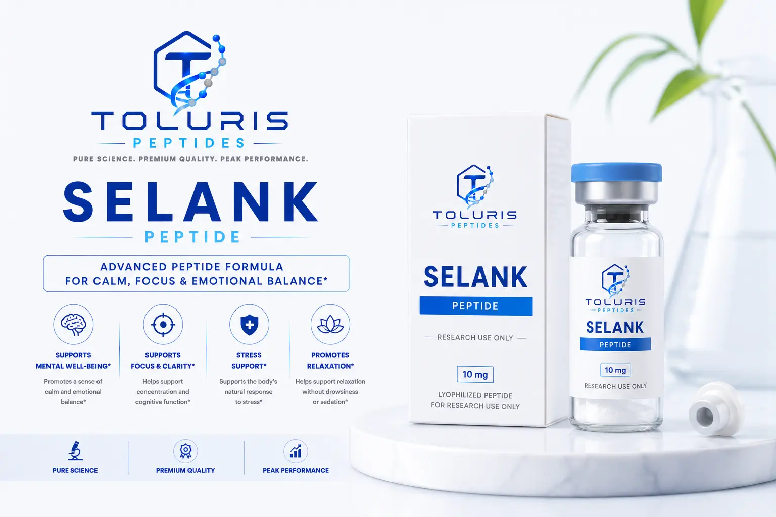 Selank - Toluris Peptides