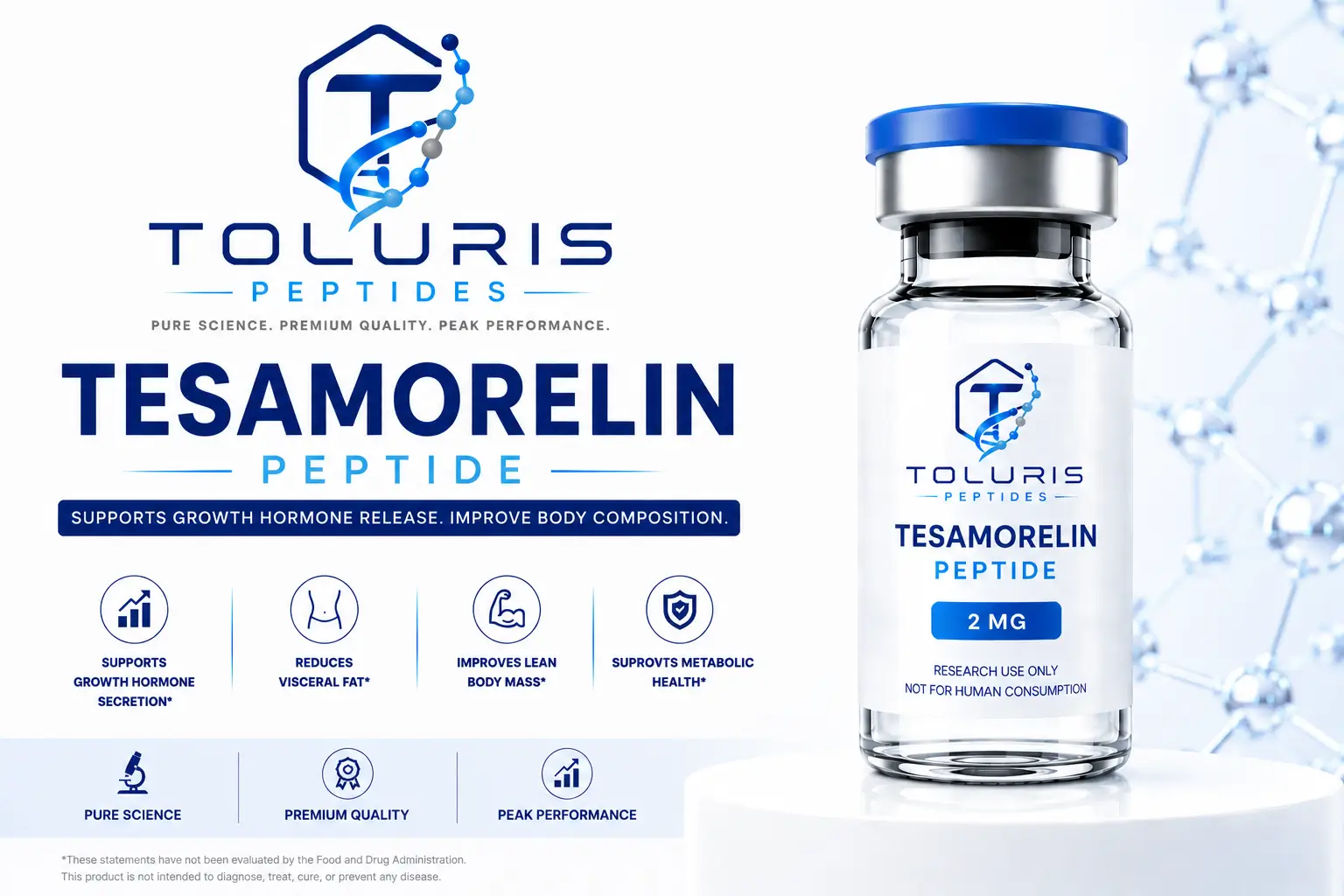 Tesamorelin - Toluris Peptides