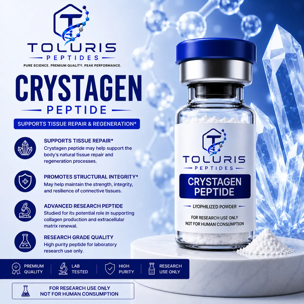 Crystagen Toluris Peptides